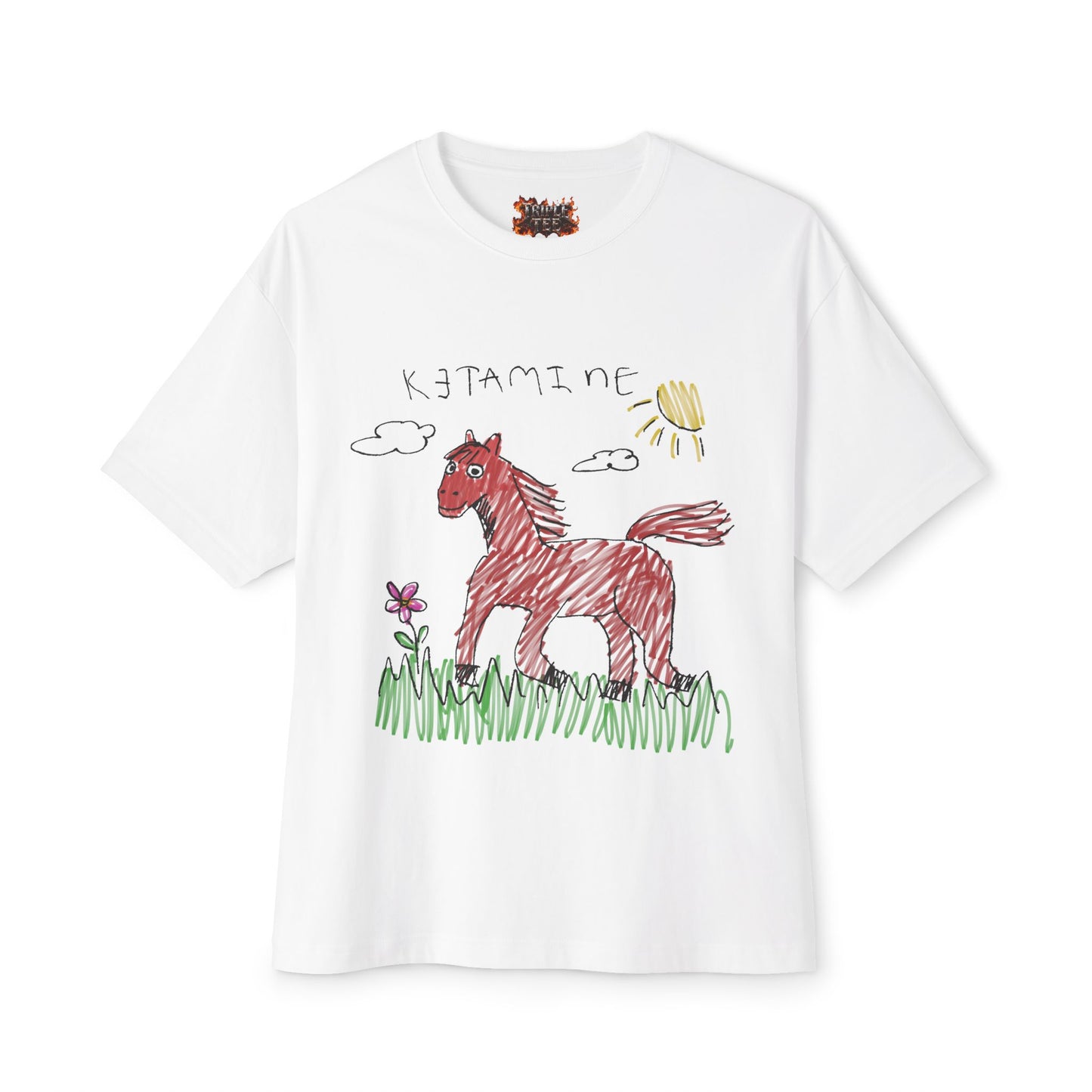 'KETAMINE' Sketchy Horse T-Shirt