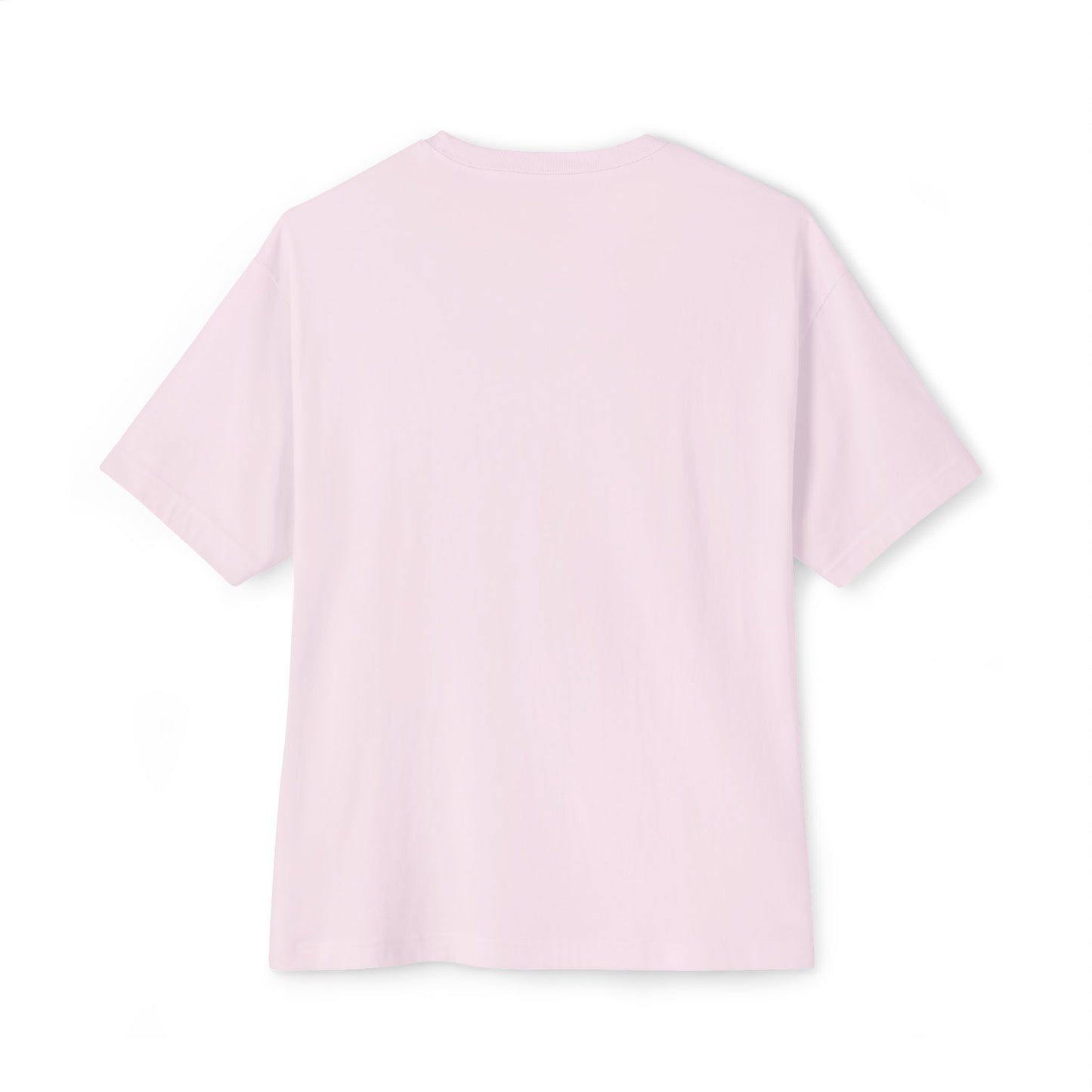 Boxy Tee — Lone Figure in Deep Purple top Graphic with "no more mr. nice guy" Text